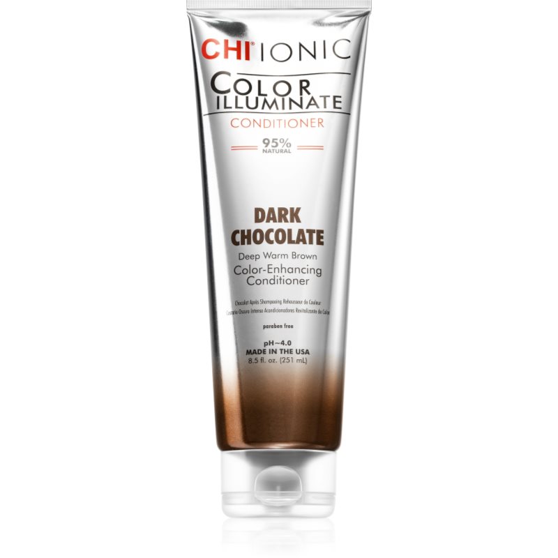 CHI Color Illuminate tonizáló kondicionáló a természetes vagy a festett hajra árnyalat Dark Chocolate 251 ml-Ár