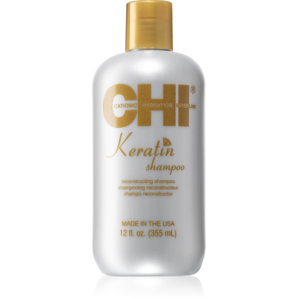 CHI Keratin keratinos sampon száraz és rakoncátlan hajra 355 ml-Eredeti