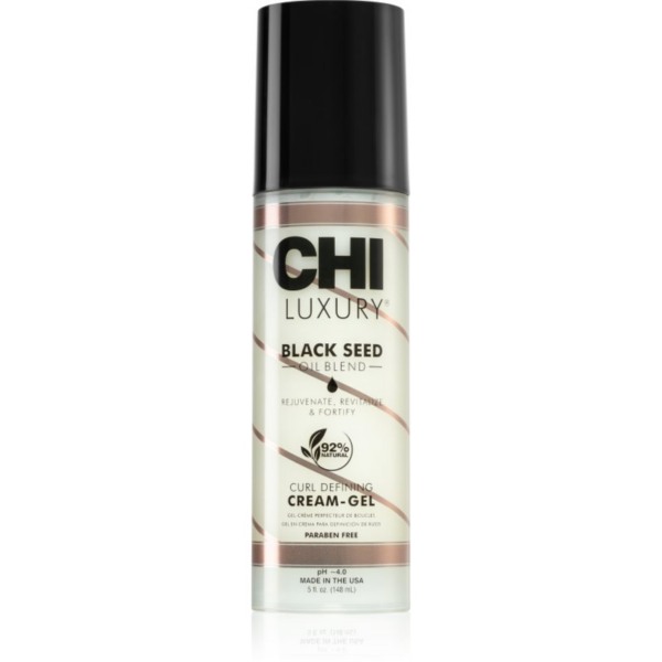 CHI Luxury Black Seed Oil Curl Defining Cream Gel krémes gél hullámok formázására 148 ml-Ár