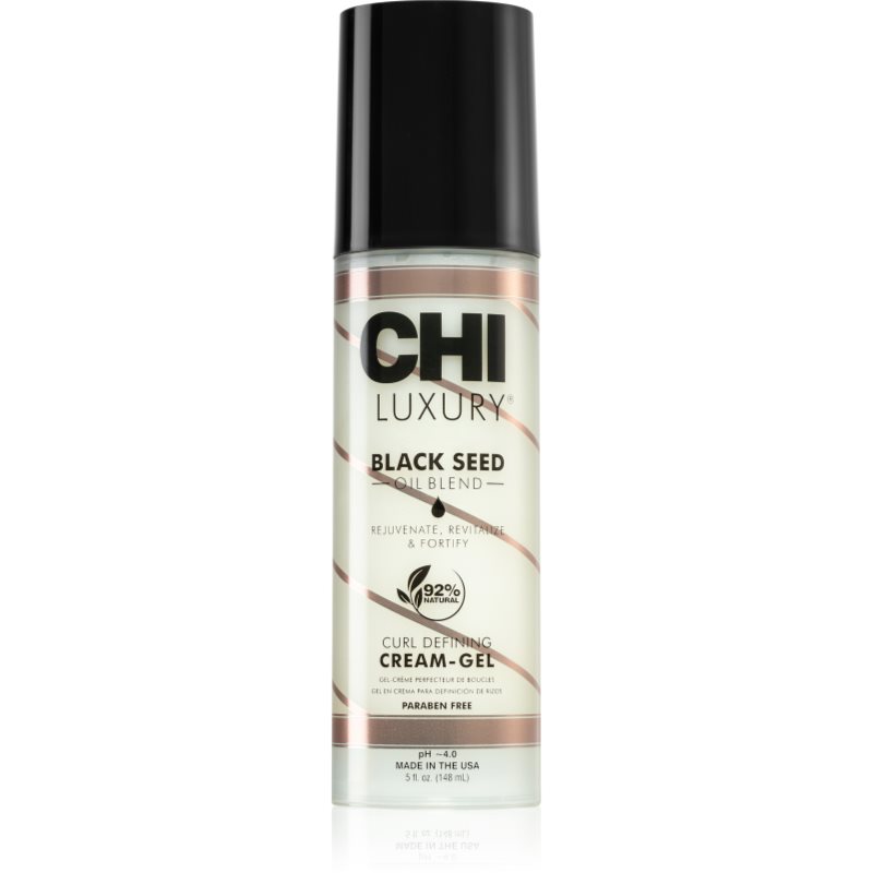 CHI Luxury Black Seed Oil Curl Defining Cream Gel krémes gél hullámok formázására 148 ml-Ár