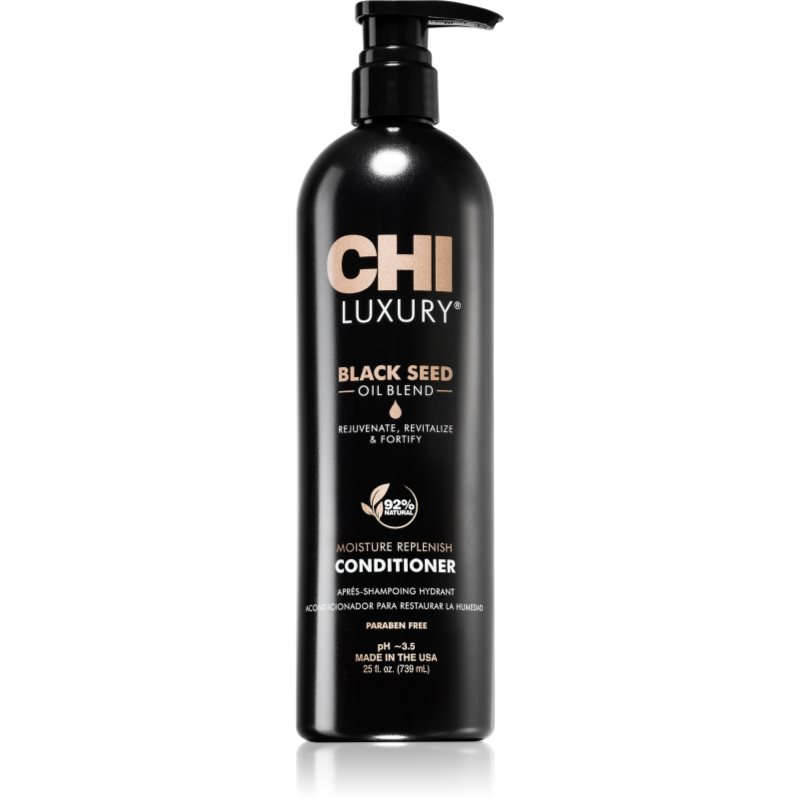 CHI Luxury Black Seed Oil Moisture Replenish Conditioner hidratáló kondicionáló a könnyű kifésülésért 739 ml-Ár