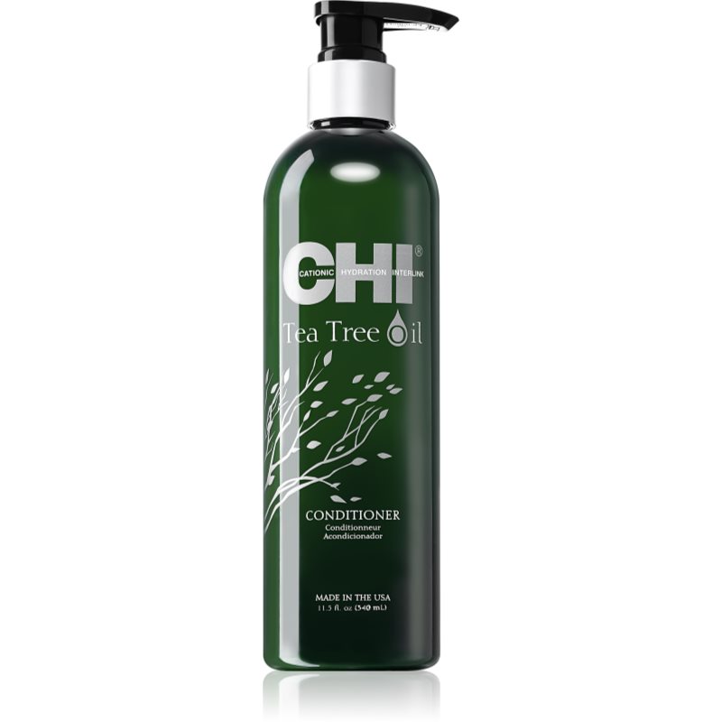CHI Tea Tree Oil Conditioner frissítő kondicionáló zsíros hajra és fejbőrre 340 ml-Eredeti