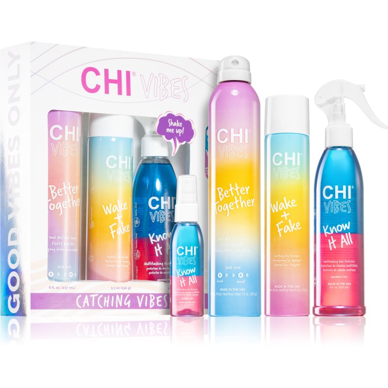 CHI Vibes Catching Vibes Kit ajándékszett a haj tökéletes kinézetéért
