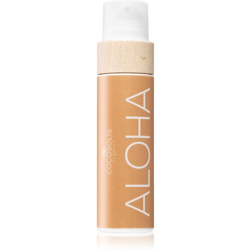 COCOSOLIS ALOHA ápoló- és napvédő olaj védőfaktor nélkül illattal Coconut 110 ml-Ár