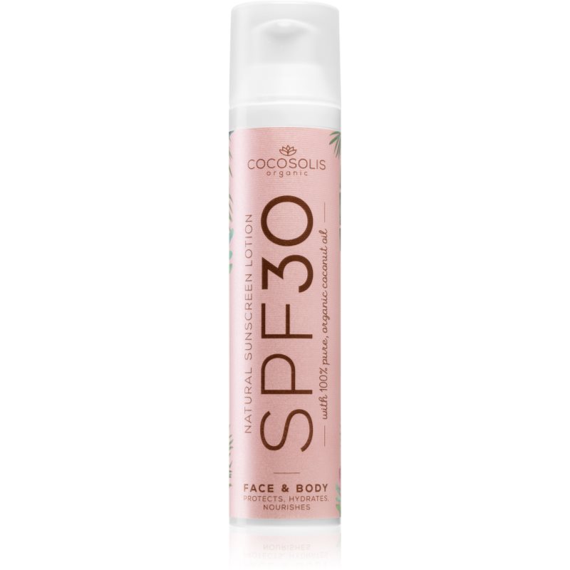 COCOSOLIS Natural Sunscreen Lotion védőkrém napozásra SPF 30 100 ml-Ár