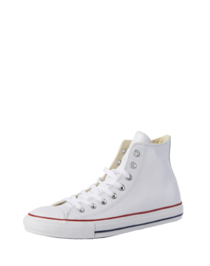 CONVERSE Magas szárú sportcipők 'CHUCK TAYLOR ALL STAR CLASSIC HI LEATHER'  fehér-Hungary