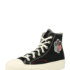 CONVERSE Magas szárú sportcipők  világoskék / zöld / fekete / piszkosfehér-Hungary