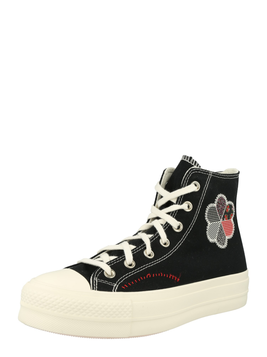 CONVERSE Magas szárú sportcipők  világoskék / zöld / fekete / piszkosfehér-Hungary