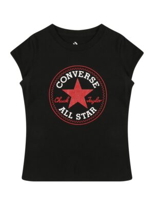 CONVERSE Póló  piros / fekete / fehér-hu