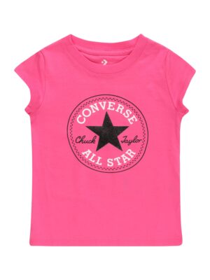 CONVERSE Póló  rózsaszín / fekete / fehér-hu