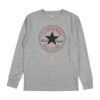 CONVERSE Póló  szürke melír / piros / fekete-hu