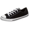 CONVERSE Rövid szárú sportcipők 'All Star Dainty'  fekete / fehér-hu