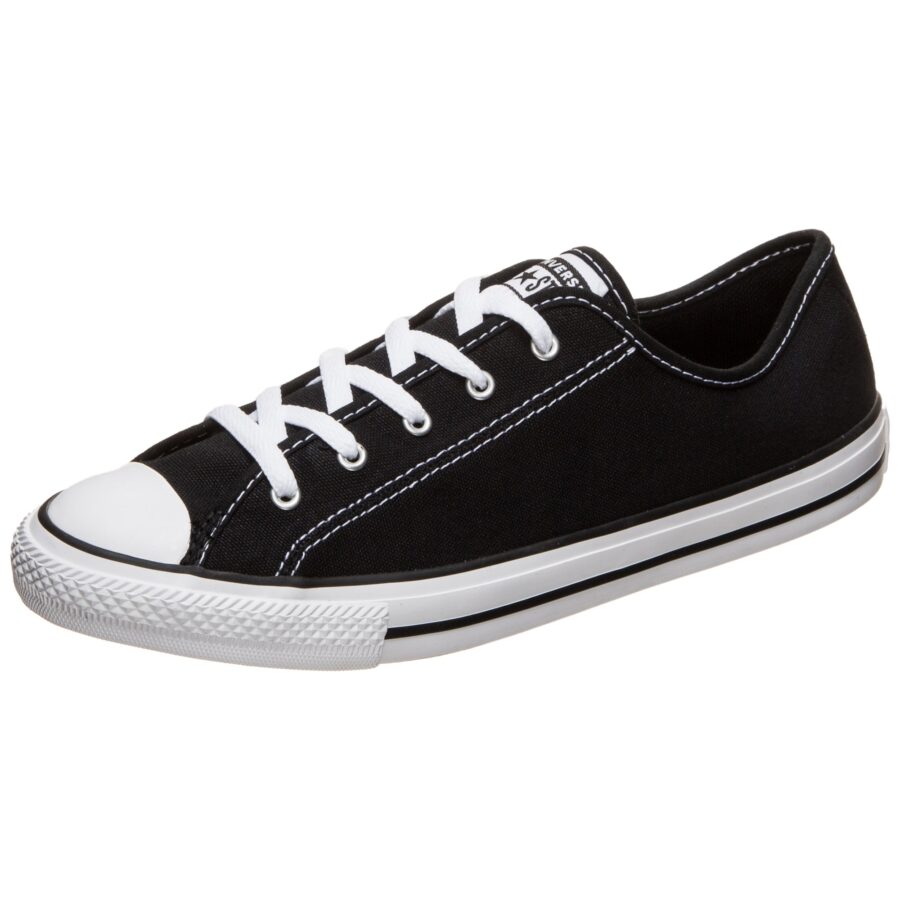 CONVERSE Rövid szárú sportcipők 'All Star Dainty'  fekete / fehér-hu