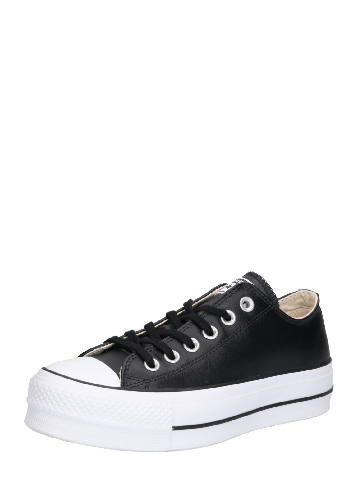 CONVERSE Rövid szárú sportcipők 'CHUCK TAYLOR ALL STAR LIFT'  fekete / fehér
