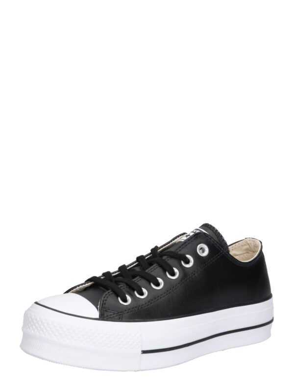 CONVERSE Rövid szárú sportcipők 'CHUCK TAYLOR ALL STAR LIFT'  fekete / fehér