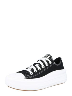 CONVERSE Rövid szárú sportcipők 'CHUCK TAYLOR ALL STAR MOVE OX'  fekete / fehér-hu