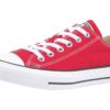 CONVERSE Rövid szárú sportcipők 'Chuck  Taylor All Star Ox'  piros / fekete / fehér-hu