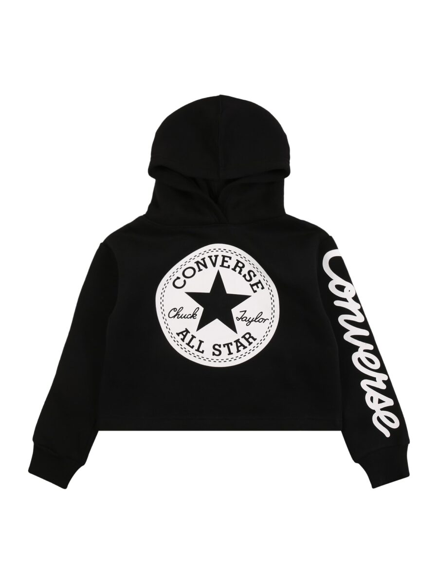 CONVERSE Tréning póló  fekete / fehér-hu