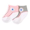CONVERSE Zokni 'CHUCK'  szürke / rózsaszín / fehér-hu