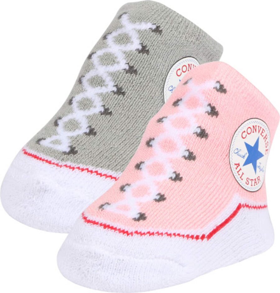 CONVERSE Zokni 'Chuck Taylor'  szürke / vegyes színek / rózsaszín-hu