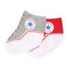 CONVERSE Zokni 'Chuck'  szürke melír / piros / fehér-hu