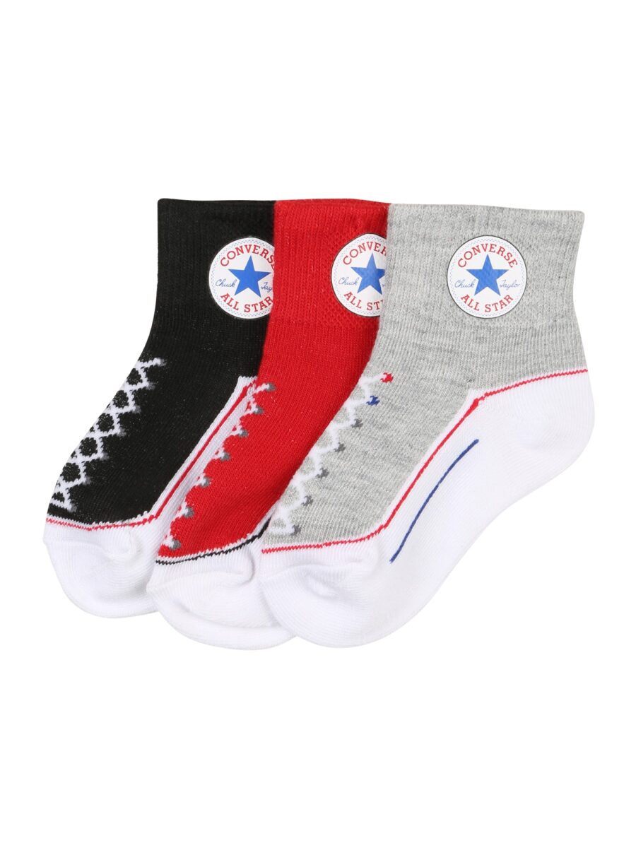 CONVERSE Zokni 'INFANT'  kék / szürke / piros / fekete / fehér-hu