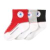 CONVERSE Zokni 'INFANT'  szürke / piros / fekete / fehér-hu