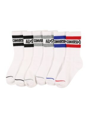 CONVERSE Zokni 'WORDMARK'  kék / szürke / fekete / fehér-hu