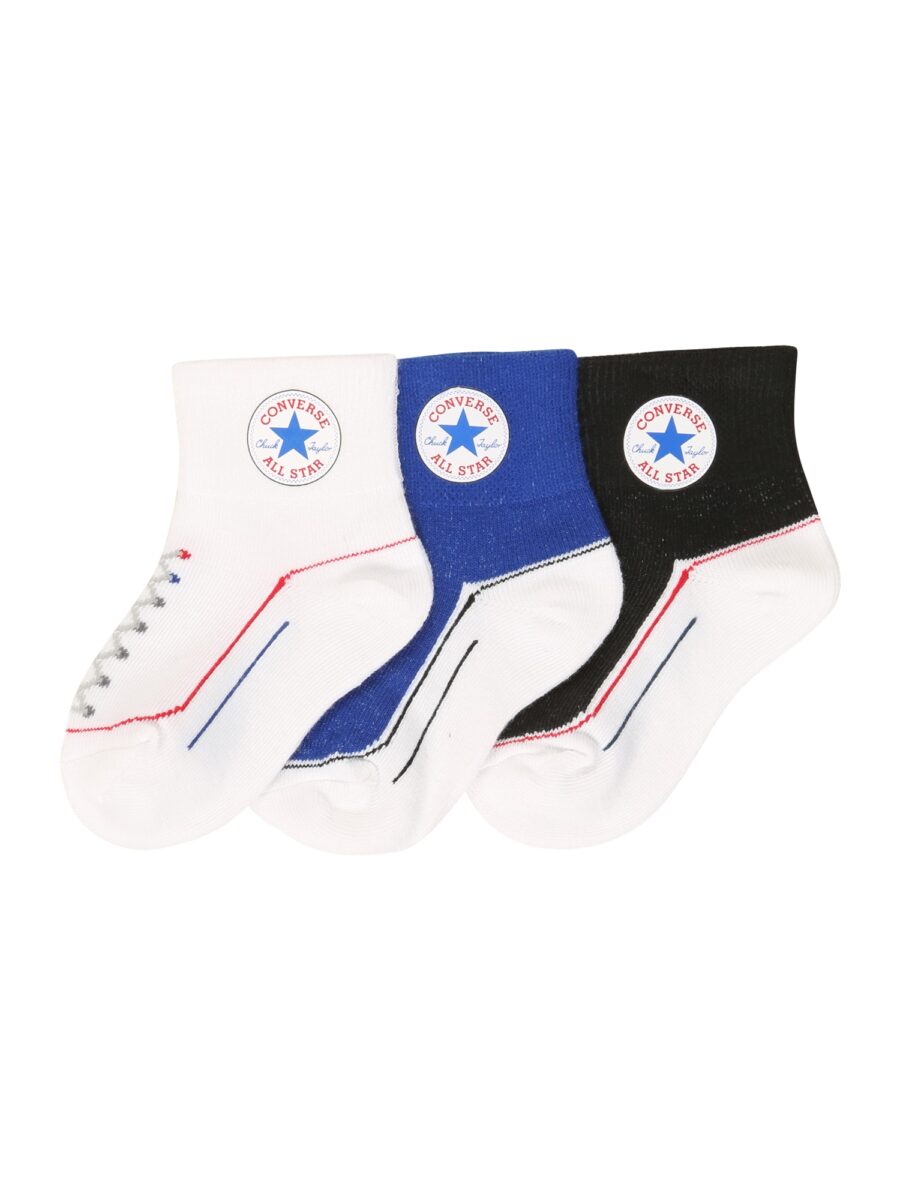 CONVERSE Zokni  kék / dinnye / fekete / fehér-hu
