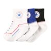 CONVERSE Zokni  kék / dinnye / fekete / piszkosfehér-hu