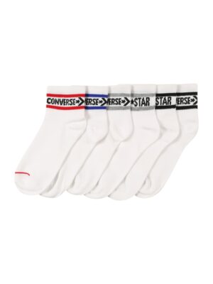 CONVERSE Zokni  kék / szürke / piros / fekete / fehér-hu