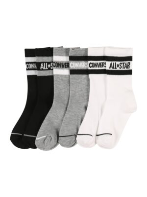 CONVERSE Zokni  szürke / fekete / fehér-hu