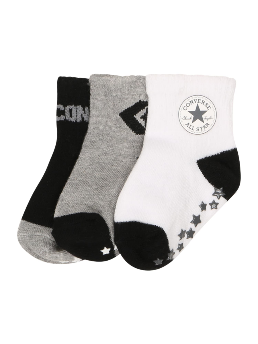 CONVERSE Zokni  szürke melír / fekete / fehér-Hungary