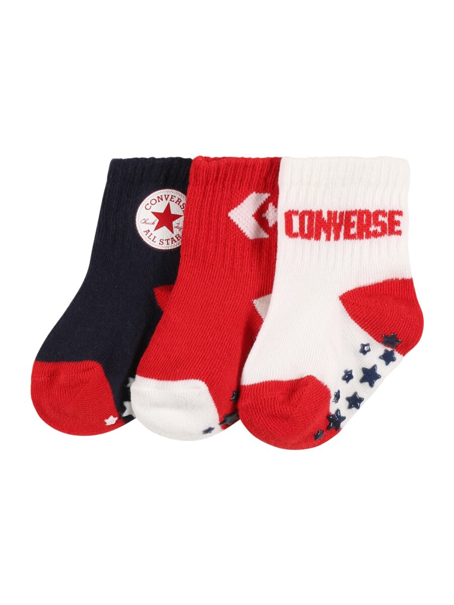 CONVERSE Zokni  tengerészkék / piros / fehér-hu