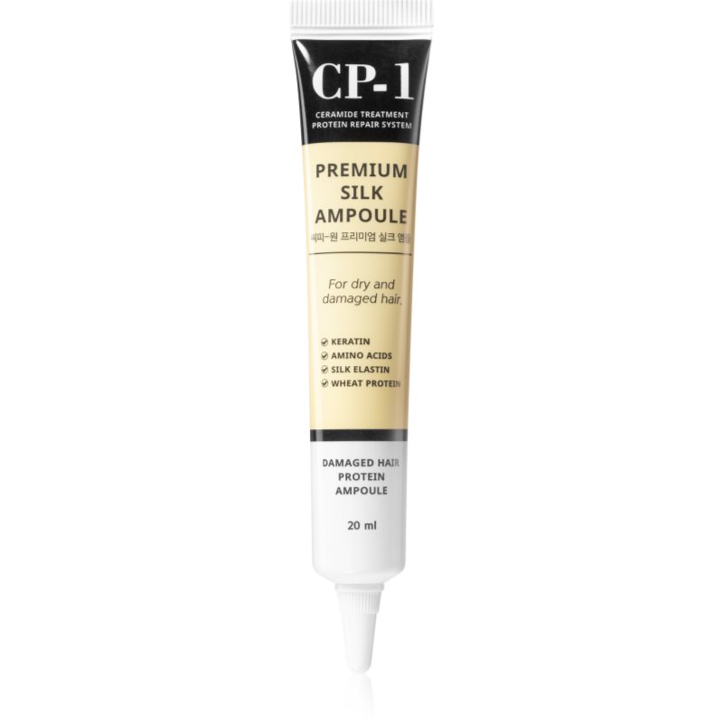 CP-1 Premium Silk öblítést nem igénylő regeneráló ápolás száraz és sérült hajra 20 ml-Ár