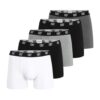 CR7 - Cristiano Ronaldo Boxeralsók  sötétszürke / szürke melír / fekete / fehér