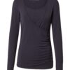 CURARE Yogawear Funkcionális felső 'Flow'  éjkék-hu
