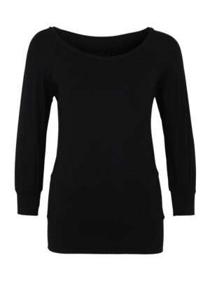 CURARE Yogawear Funkcionális felső 'Flow'  fekete