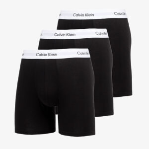 Calvin Klein 3-Pack Boxer Briefs Black S-alacsony-ár