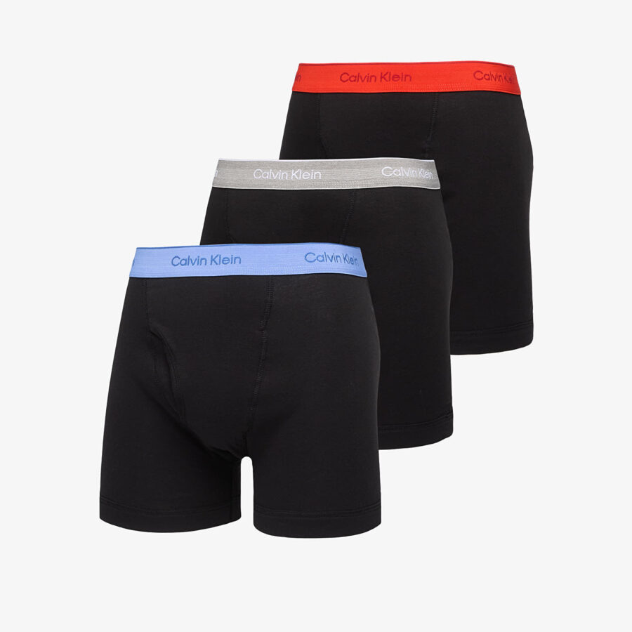 Calvin Klein Classic Fit Boxer Brief 3-Pack Black M-alacsony-ár
