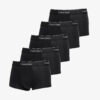 Calvin Klein Icon Cotton Stretch Low Rise Trunk 5-Pack Black L-alacsony-ár