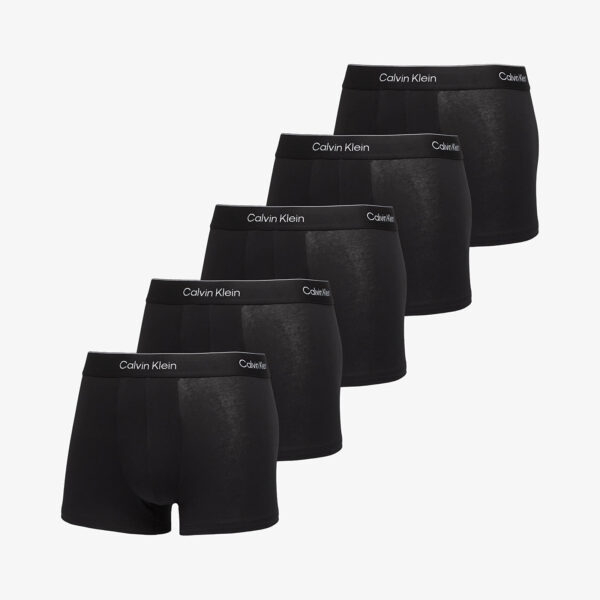 Calvin Klein Icon Cotton Stretch Trunk 5-Pack Black S-alacsony-ár