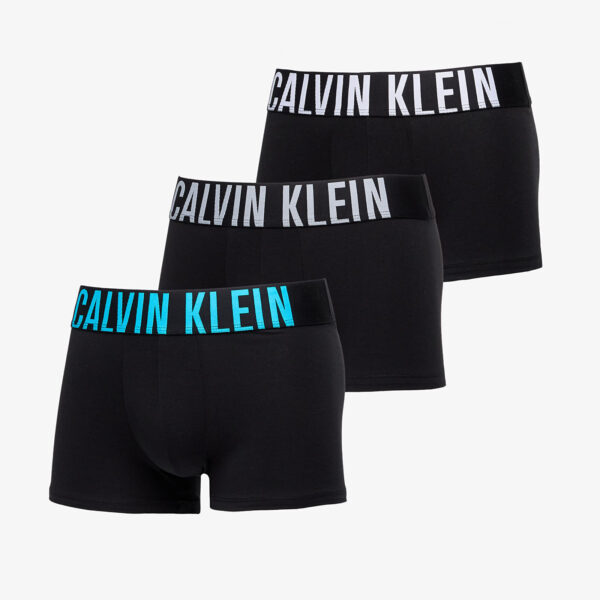 Calvin Klein Intense Power Cotton Stretch Trunk 3-Pack Black S-alacsony-ár