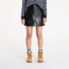 Calvin Klein Jeans Faux Leather A-Line Skirt Black S-alacsony-ár