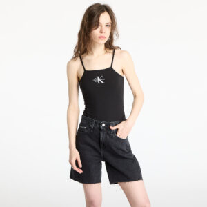 Calvin Klein Jeans Monologo Strappy Body Black S-alacsony-ár