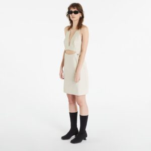 Calvin Klein Jeans Open Back Utility Dress Beige M-alacsony-ár