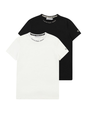 Calvin Klein Jeans Póló 'Instarsia'  szürke / fekete / fehér-Ár