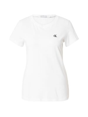 Calvin Klein Jeans Póló  fekete / fehér
