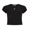 Calvin Klein Jeans Póló  fekete / fehér-Ár