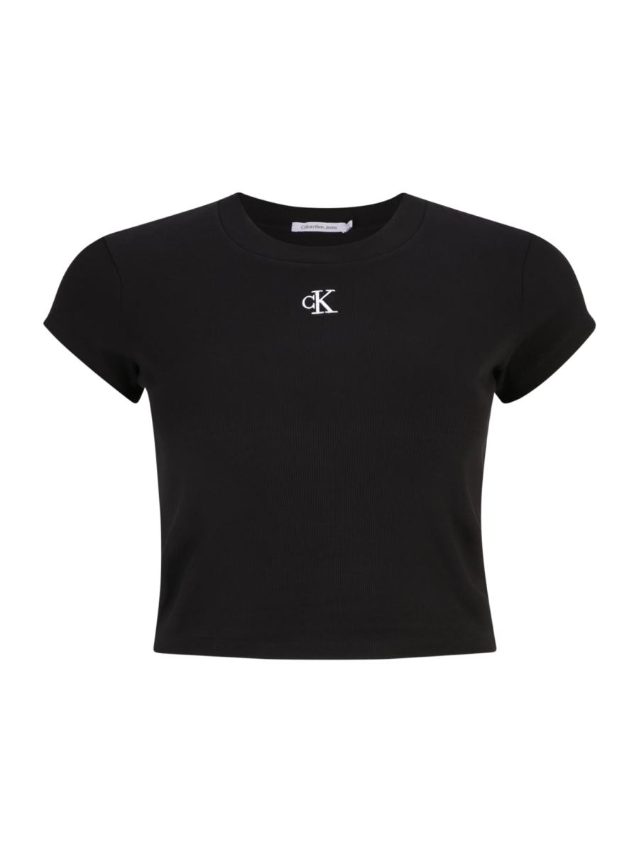 Calvin Klein Jeans Póló  fekete / fehér-Ár